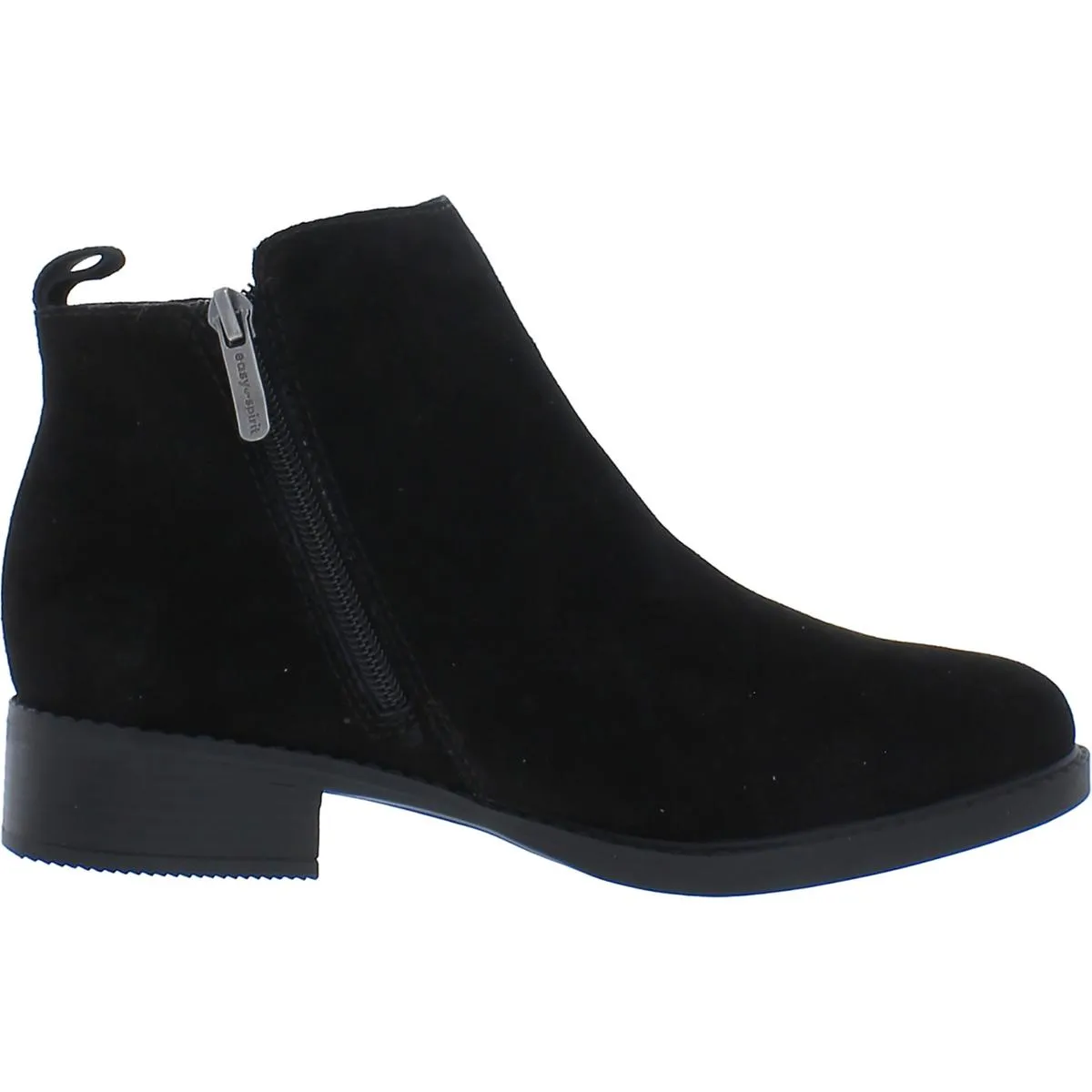 Larime Womens Zipper Ankle Booties
