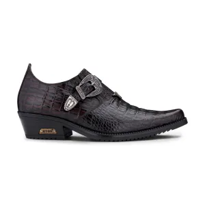 Leather Western Wincklepickers Cuban Heel Shoes
