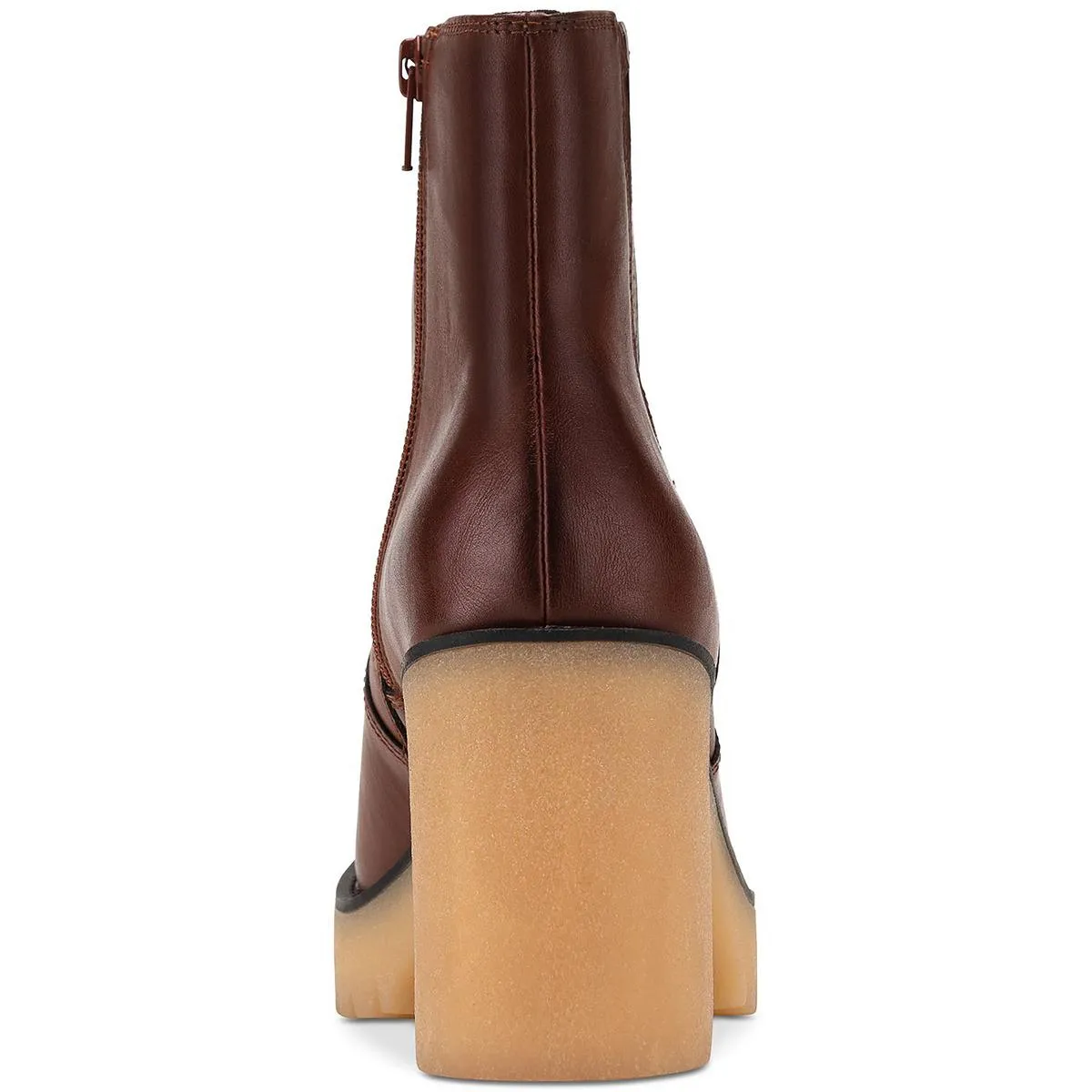 Lennii  Womens Faux Leather Platform Ankle Boots