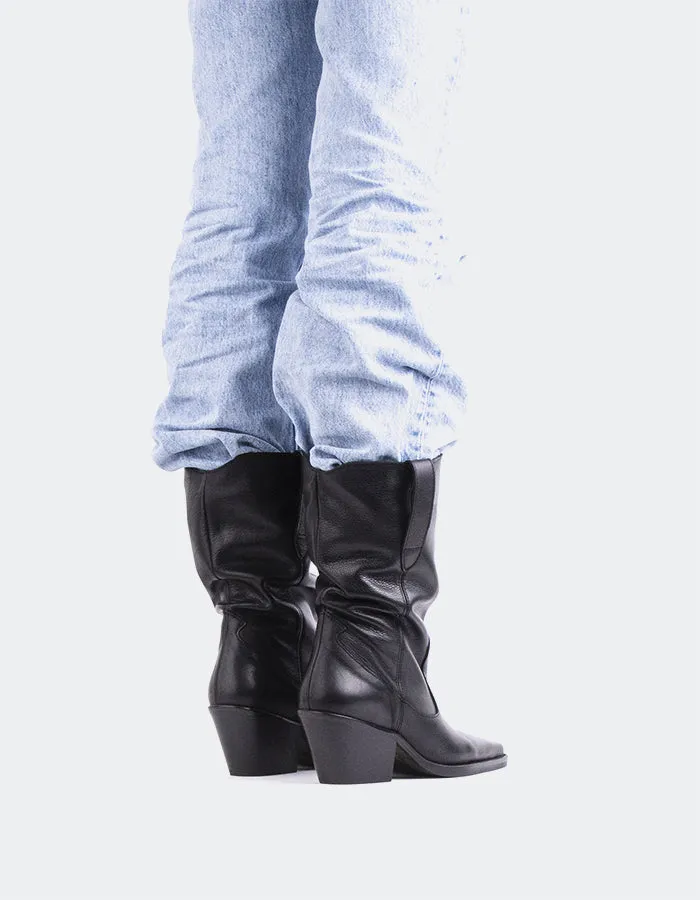 Lewisham Black Leather