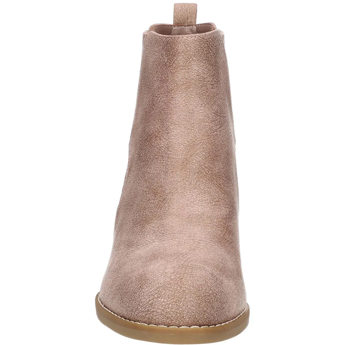 Lou Womens Faux Suede Slip On Ankle Boots
