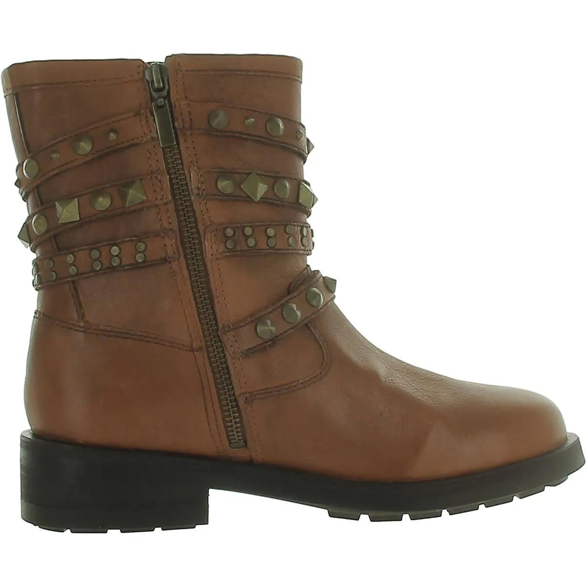 Luizia Womens Embellished Buckle Ankle Boots