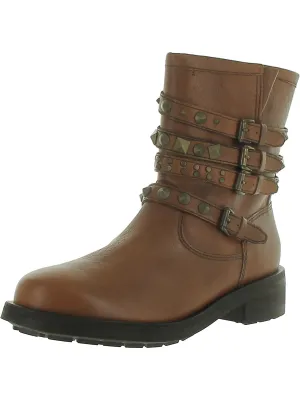 Luizia Womens Embellished Buckle Ankle Boots