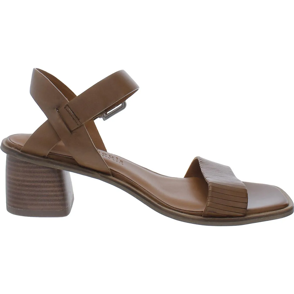 Maddy Womens Leather Ankle Strap Slingback Sandals