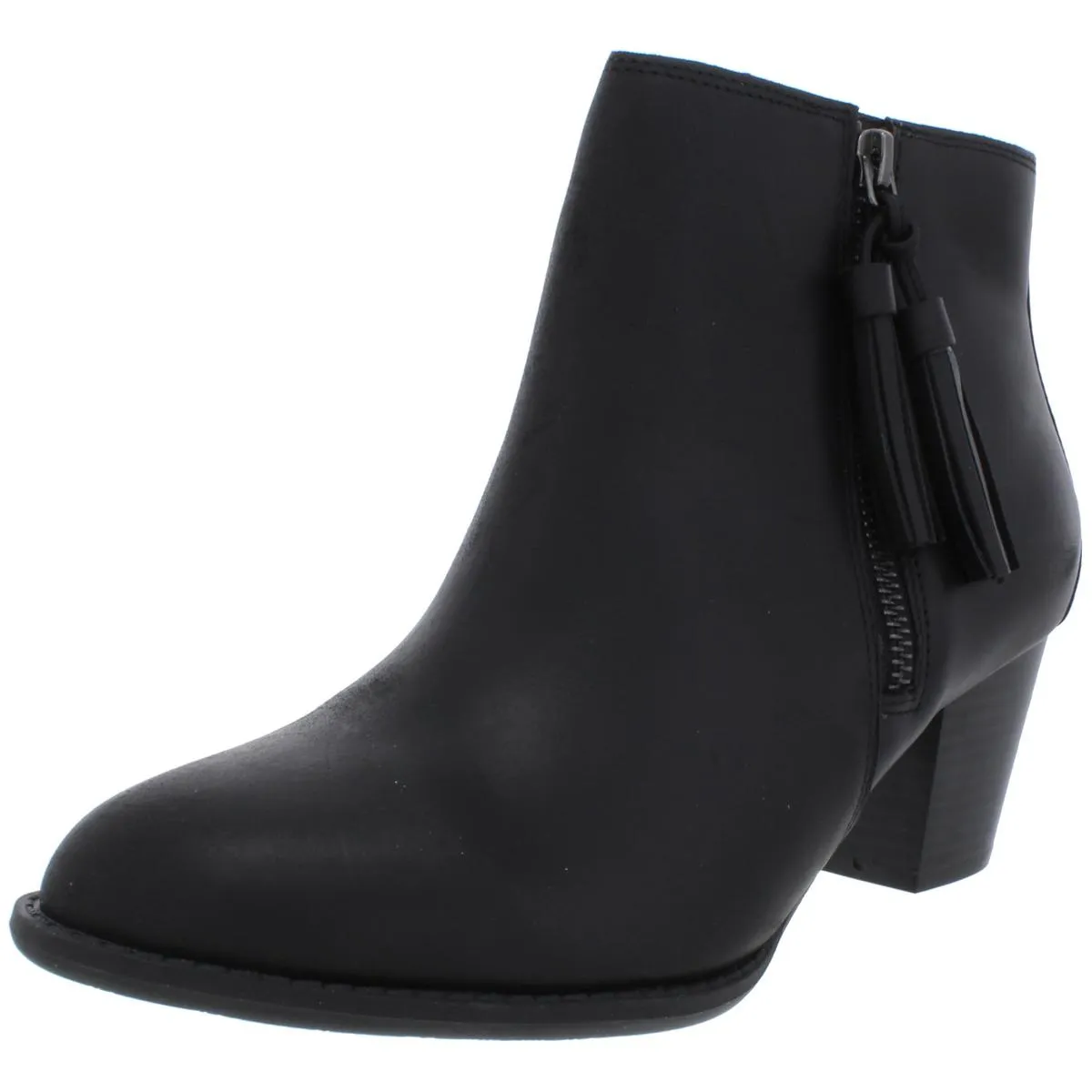Madeline Womens Leather Dressy Ankle Boots