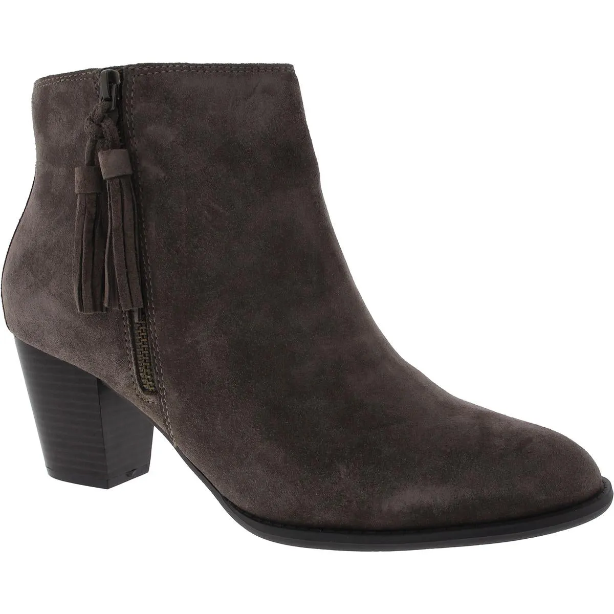 Madeline Womens Leather Dressy Ankle Boots