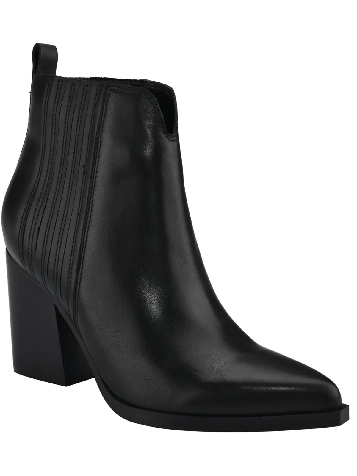 Maree Womens Suede Stretch Ankle Boots