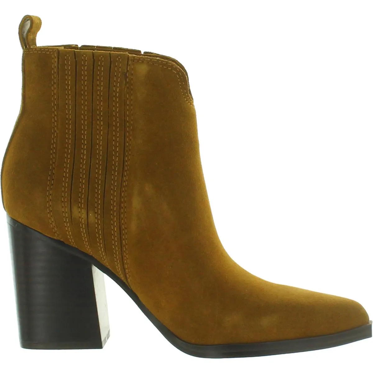 Maree Womens Suede Stretch Ankle Boots