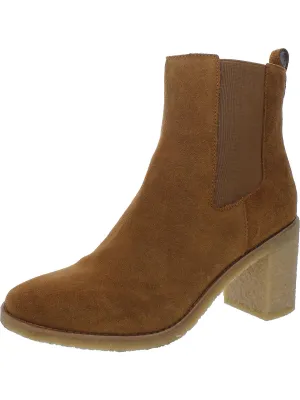 Marianna Womens Suede Chelsea Boots