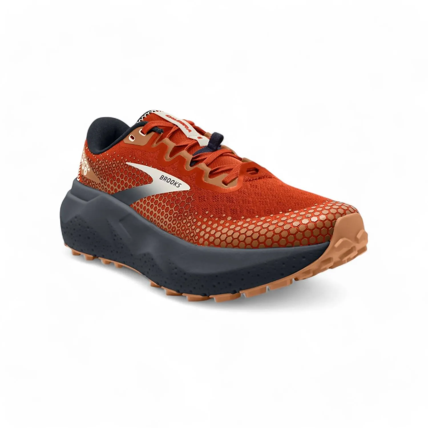 Men's Caldera 6 Trail Running Shoes In Rooibos/buiscut/peacoat
