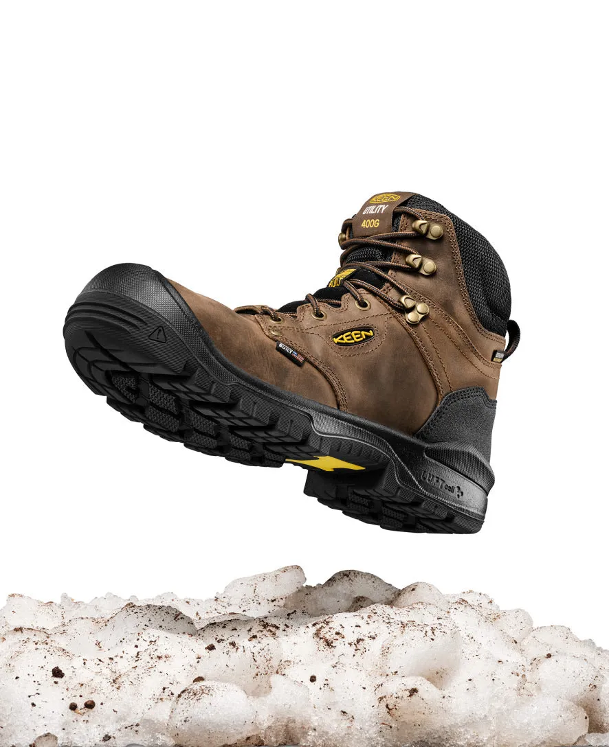 Men's Independence 6" Insulated Waterproof Boot (Carbon Toe)  |  Dark Earth/Black