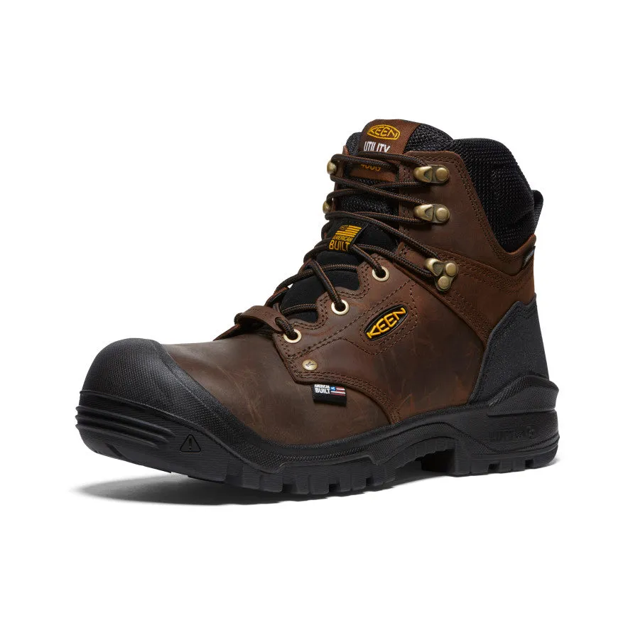 Men's Independence 6" Insulated Waterproof Boot (Carbon Toe)  |  Dark Earth/Black