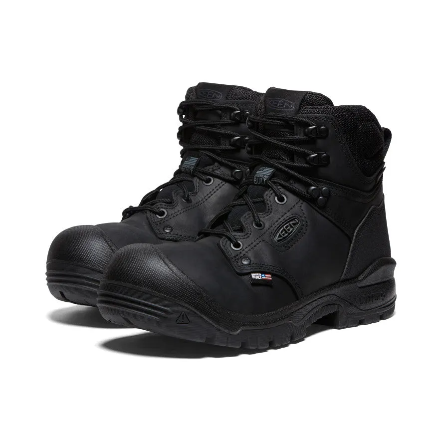 Men's Independence 6" Waterproof Boot (Soft Toe)  |  Black/Black