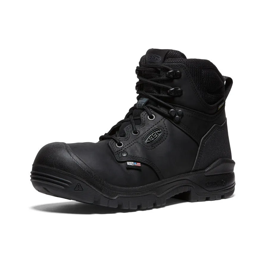 Men's Independence 6" Waterproof Boot (Soft Toe)  |  Black/Black