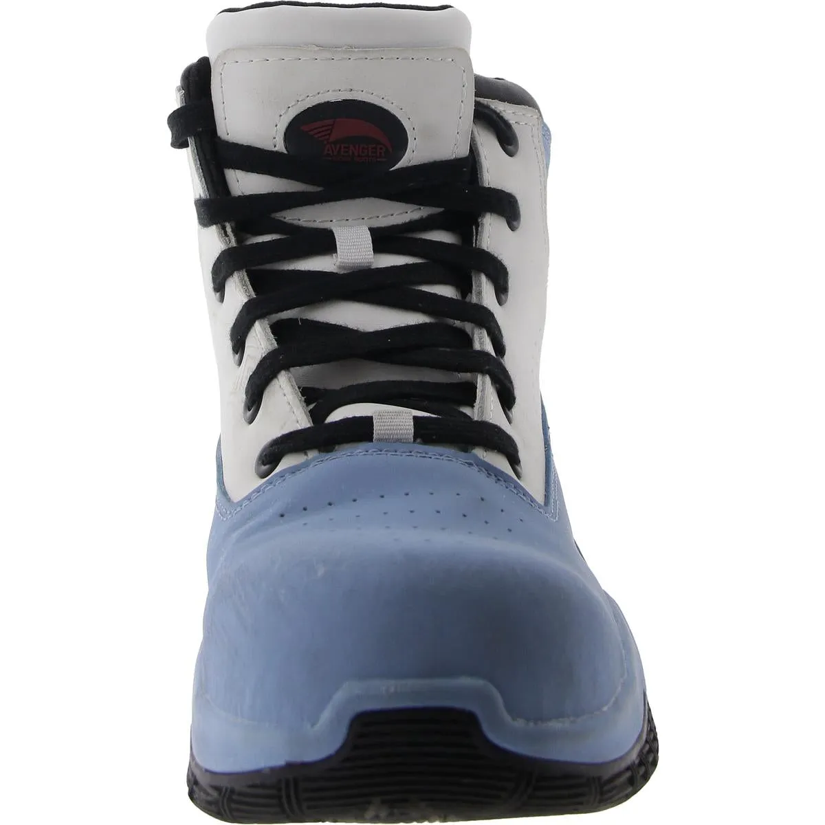 Mens Leather Slip Resistant Work & Safety Shoes