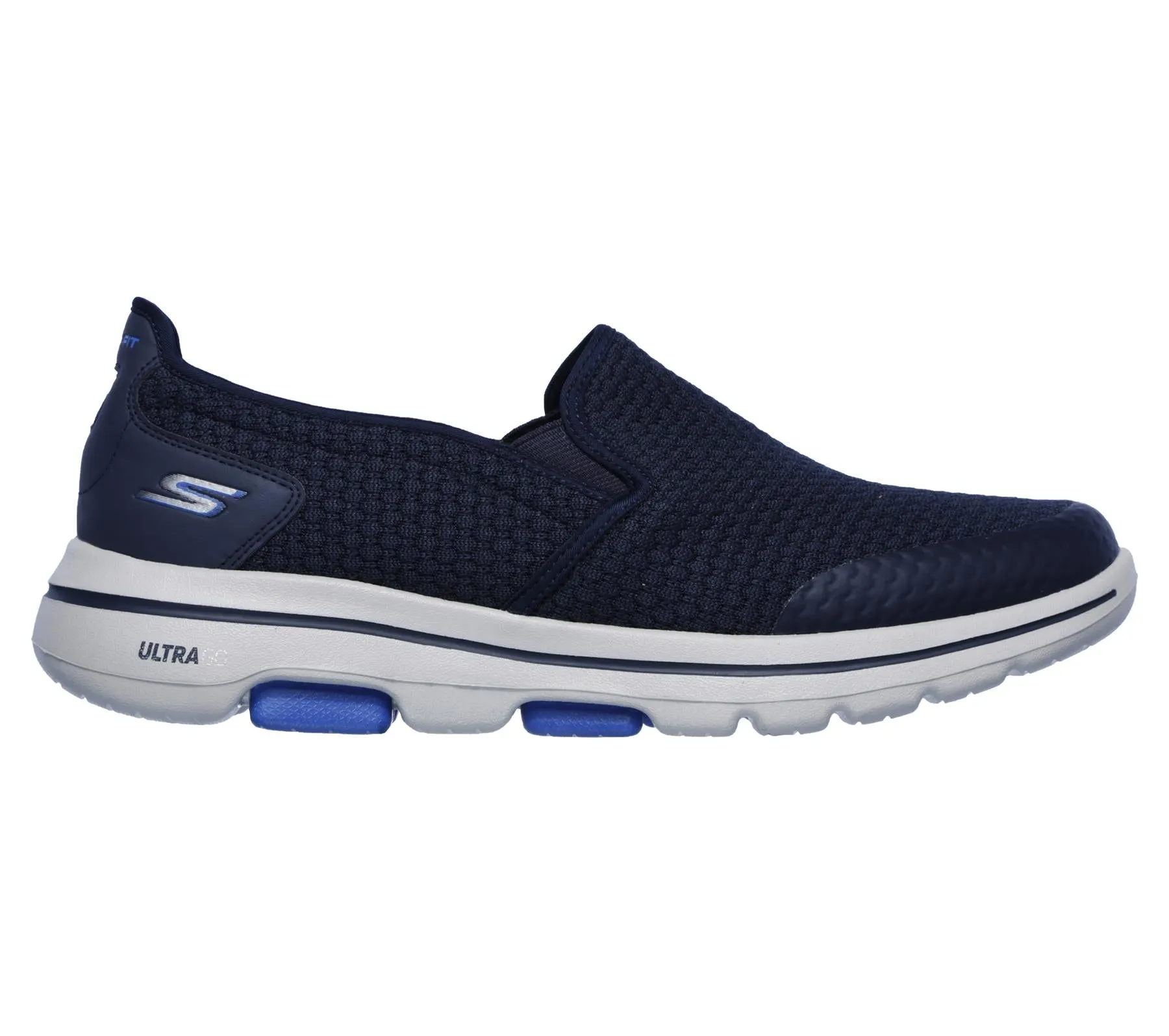 Mens Wide Fit Skechers Apprize Go Walk 5-55510 Walking Trainers