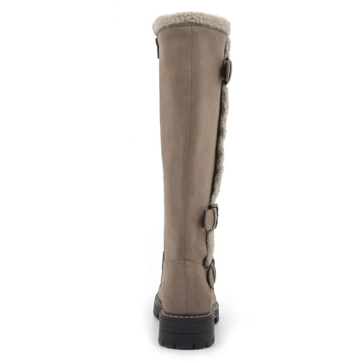 Merritt Womens Microfiber Faux Fur Knee-High Boots