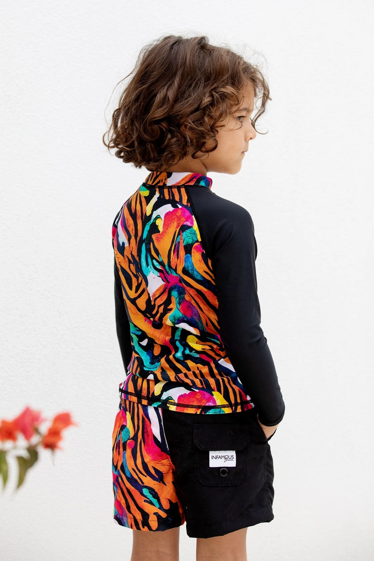 Mini Billy Rashie Top Final Sale - Jungle Spice