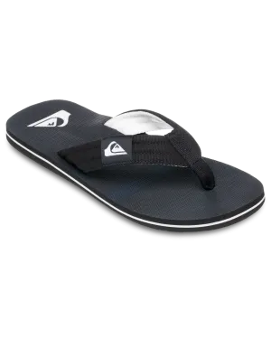 Molokai Layback II Flip Flops in Black Connect