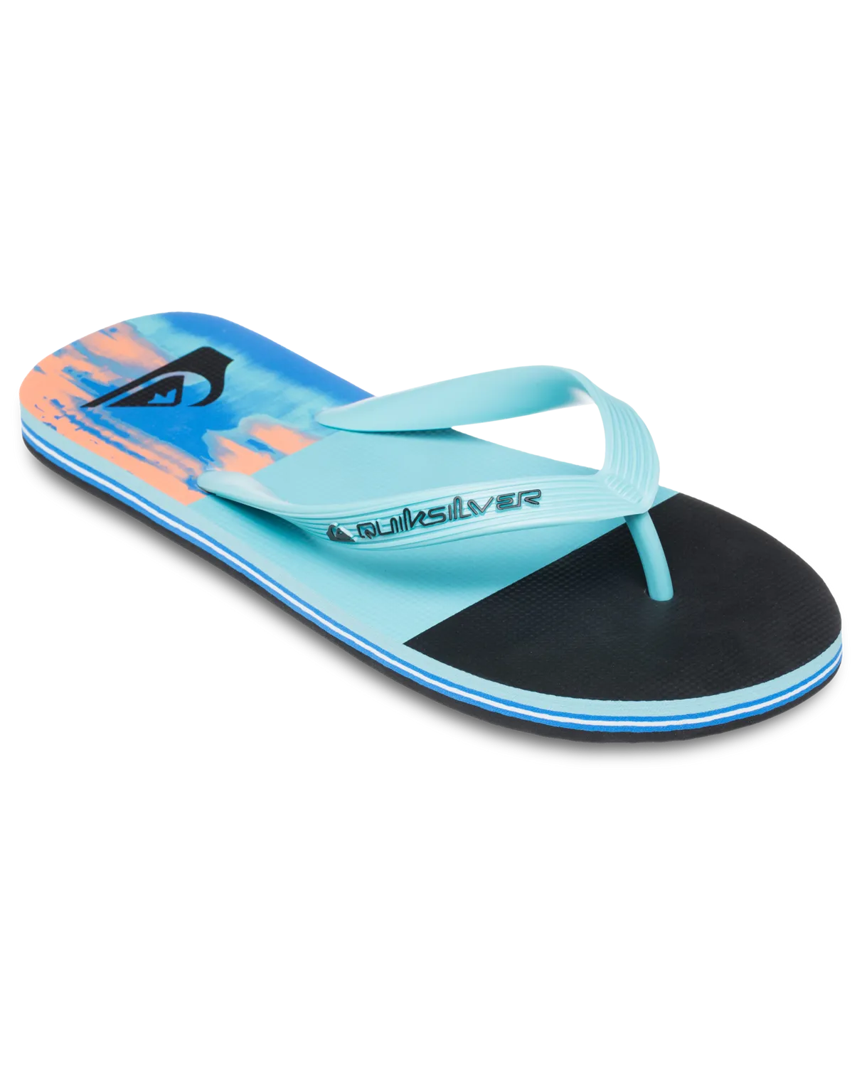 Molokai Stripe 25 Flip Flops in Nebulas Blue Bloomfade