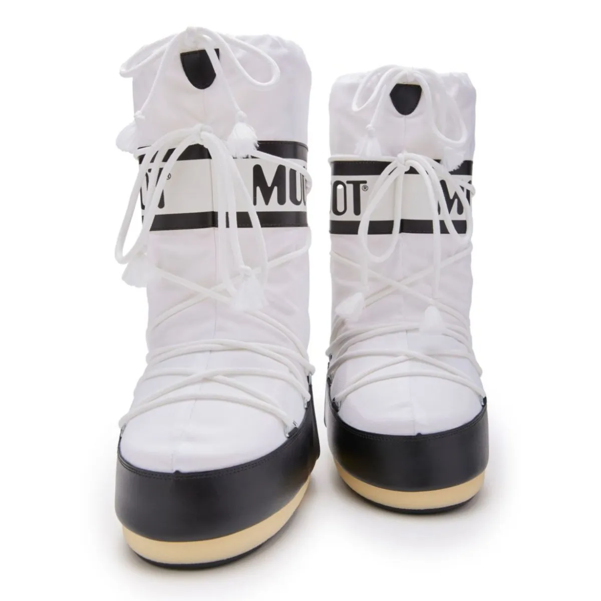 Moon Boot Women's Icon Black/White Nylon