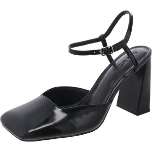 Mosaic Womens Buckle Leather Ankle Strap