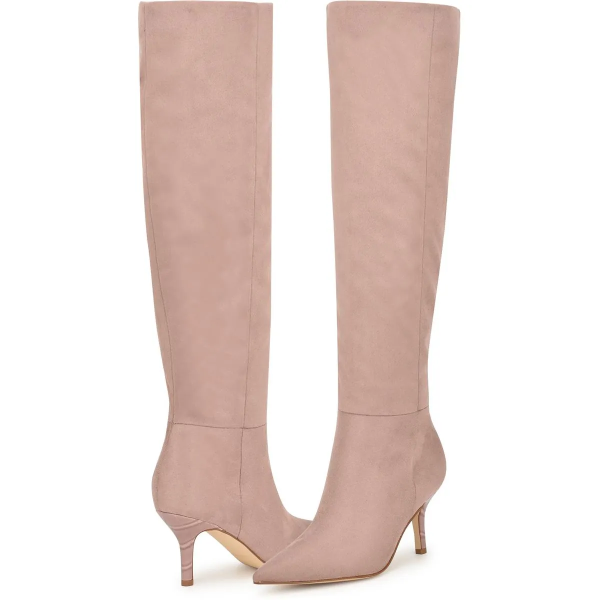 Myfin 2 Womens Tall Faux Suede Knee-High Boots