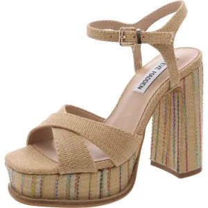 Nataly Womens Woven Ankle Strap