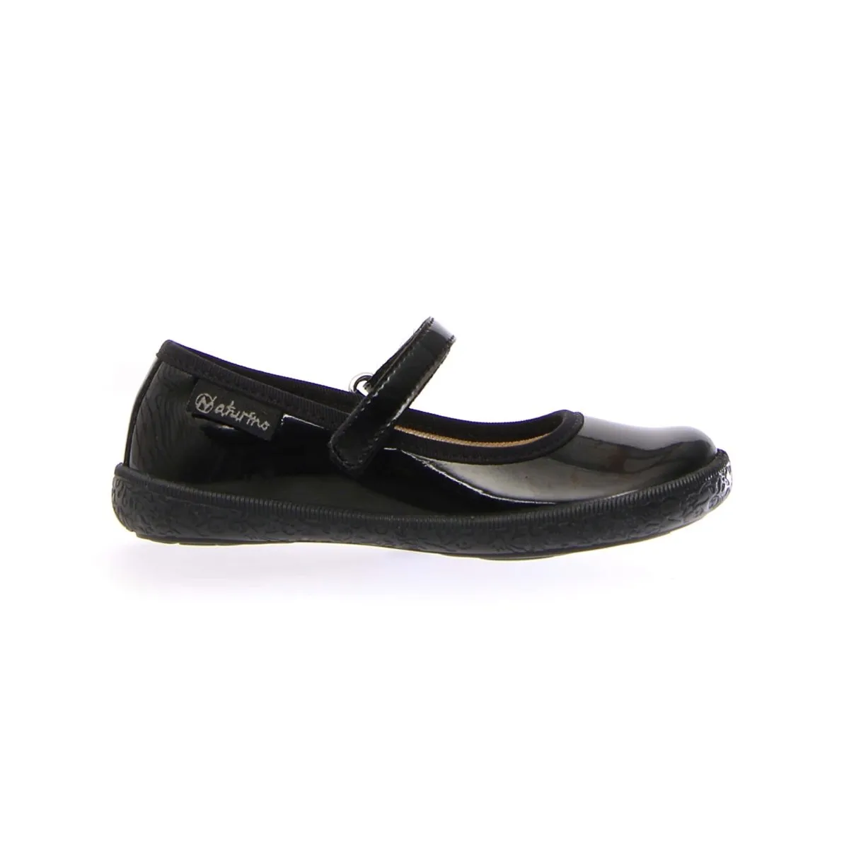 Naturino Girl's Pavia 61 Black Patent Mary Jane (Sizes 24-29)