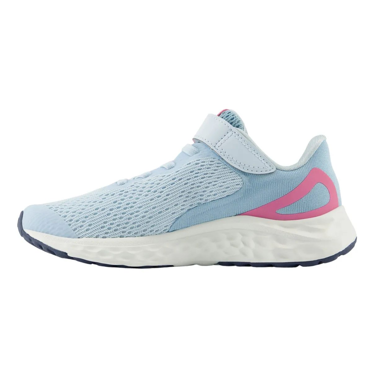New Balance Girl's (Preschool) Fresh Foam Arishi v4 PAARIYB4 Quarry Blue/Real Pink/Chrome Blue
