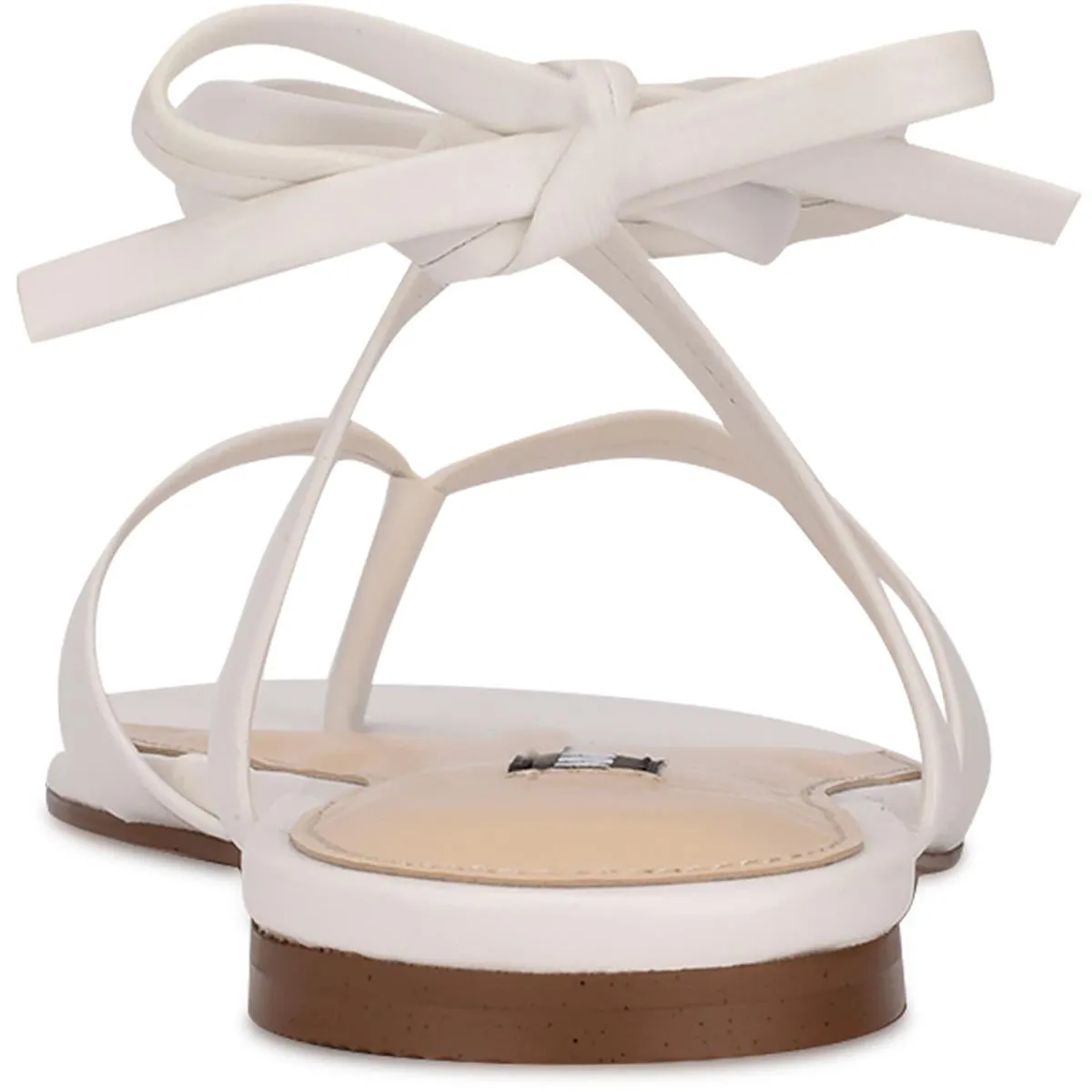 NEWS Womens Faux Leather Strappy Ankle Strap