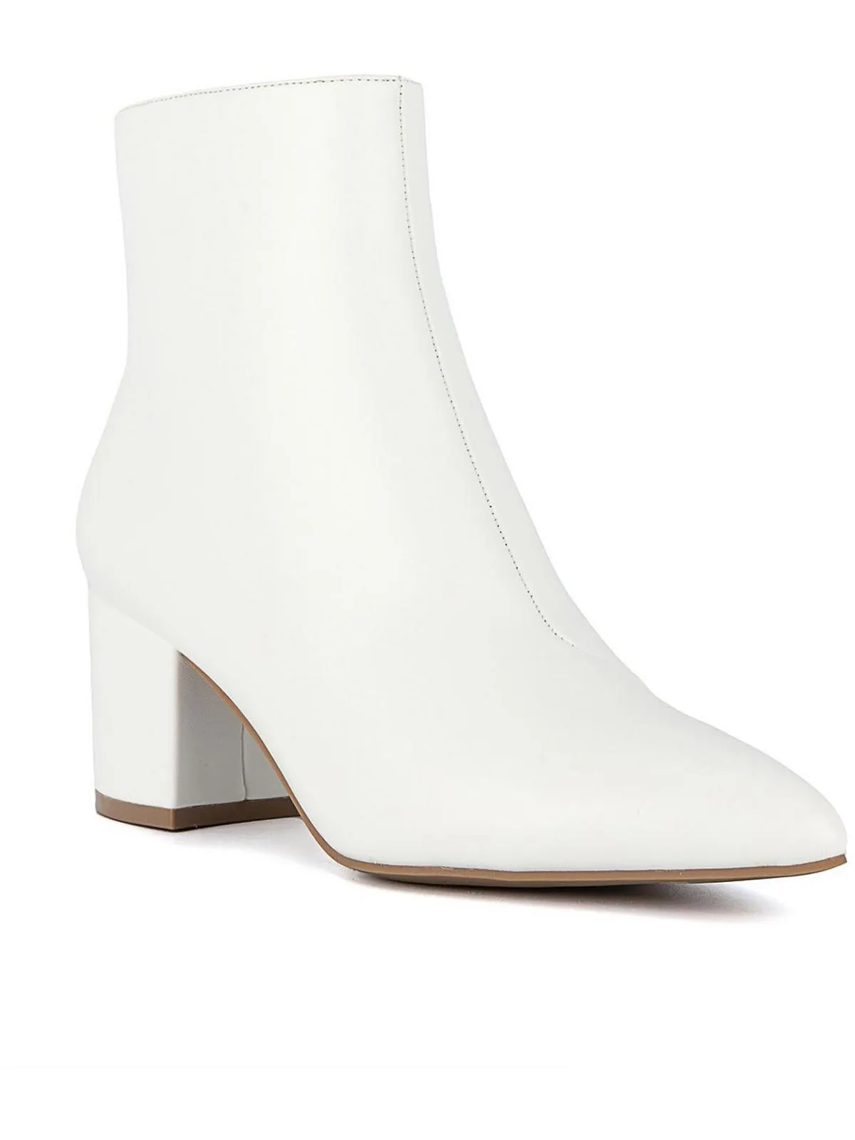 Nightlife Womens Faux Suede Heel Ankle Boots