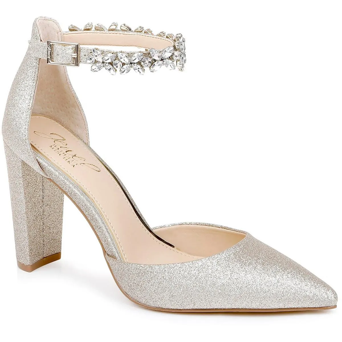 Ollie  Womens Ankle Strap Dressy Pumps
