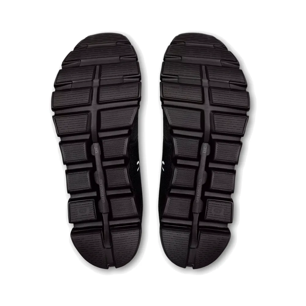 On Men's Cloud 6 Sneaker in Black/Black