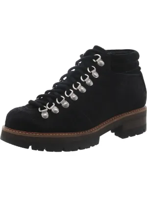 Orianna Alpine Womens Leather Faux Fur Hiking Boots