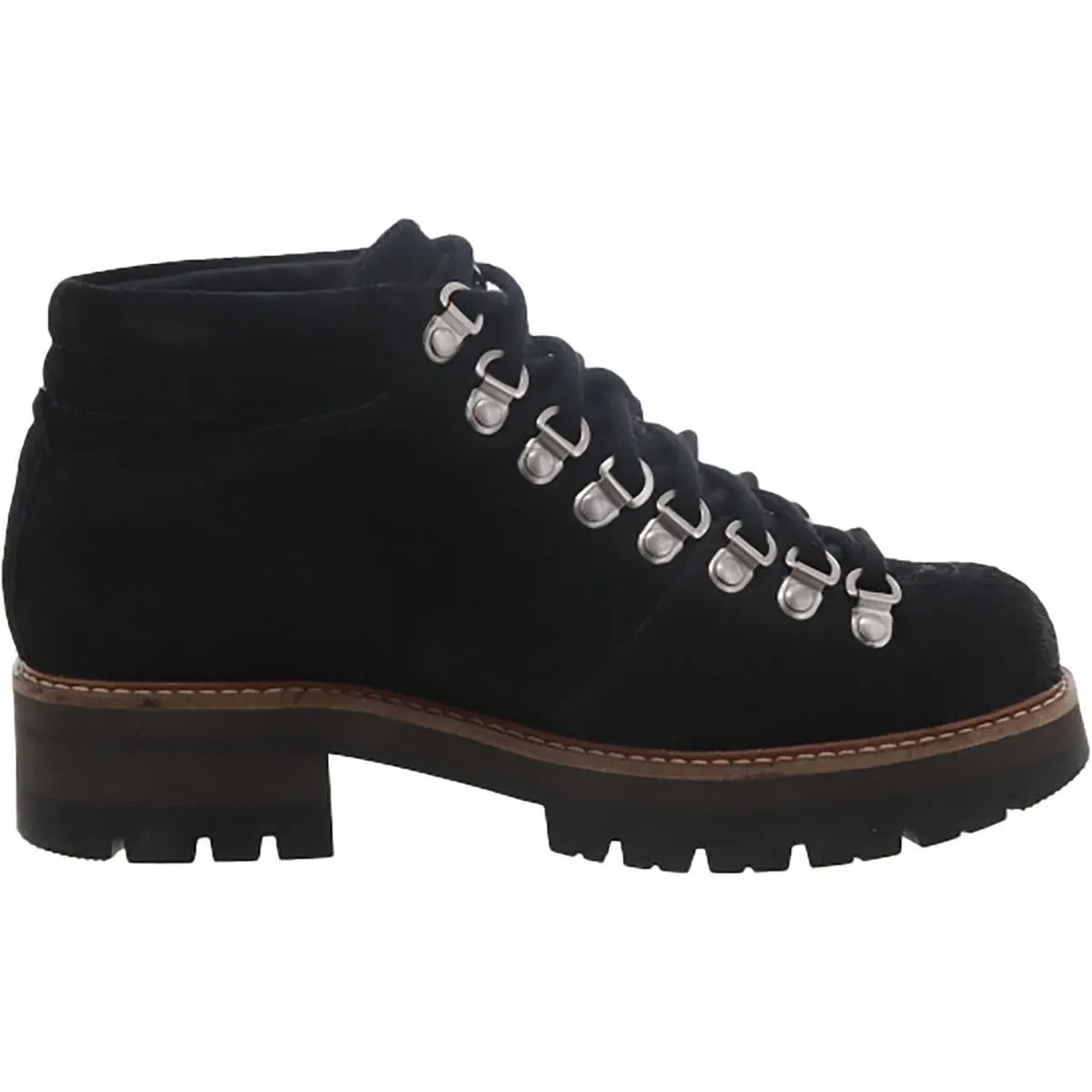 Orianna Alpine Womens Leather Faux Fur Hiking Boots