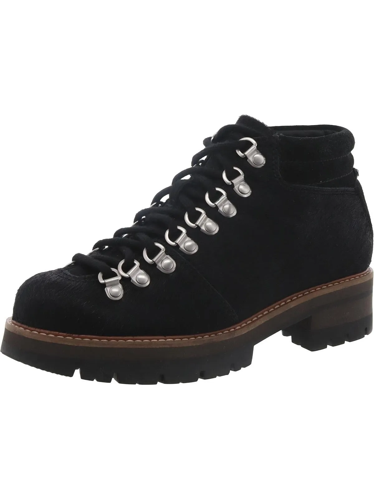 Orianna Alpine Womens Leather Faux Fur Hiking Boots