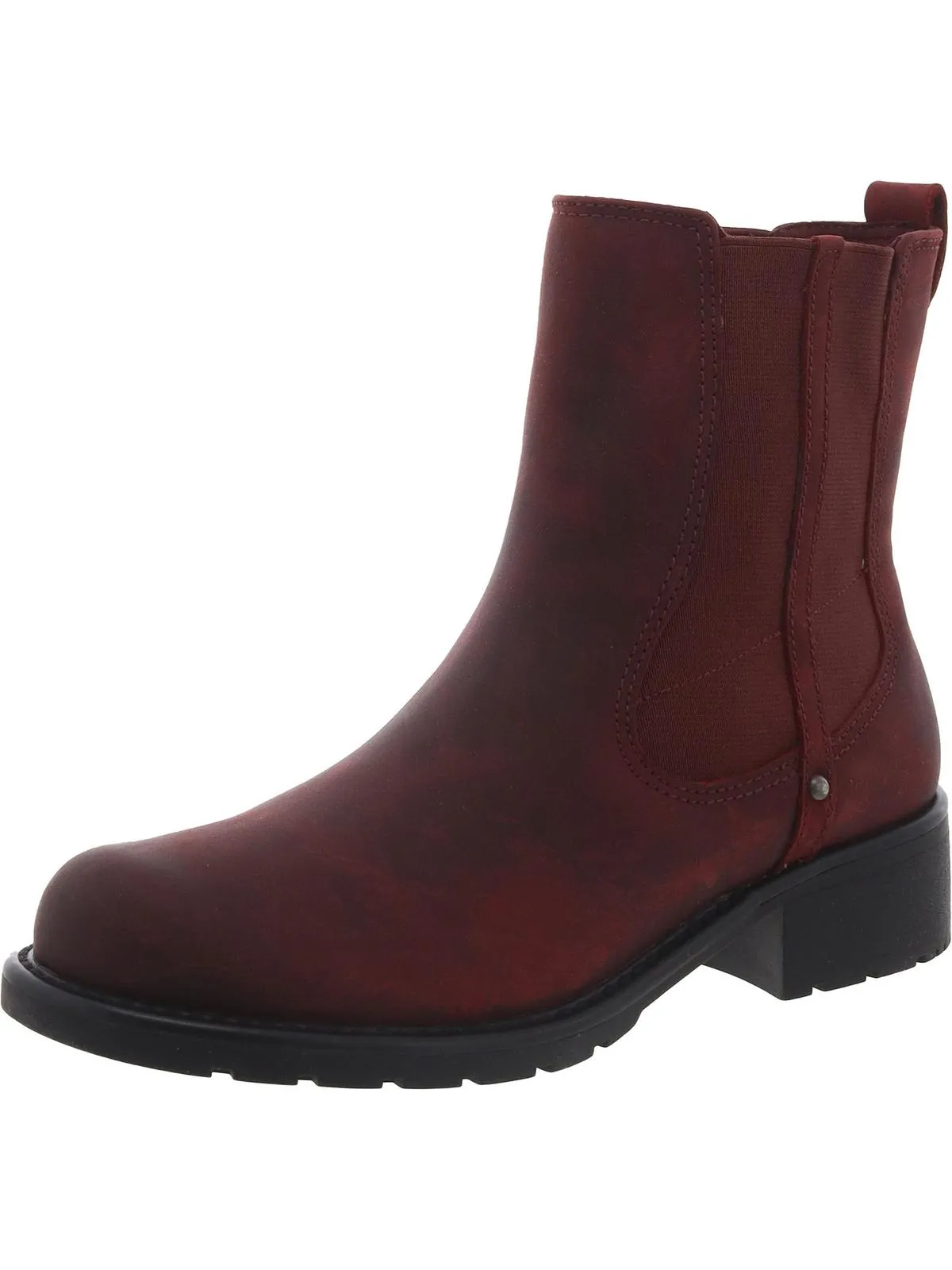 Orinoco Club Womens Leather Pull On Ankle Boots