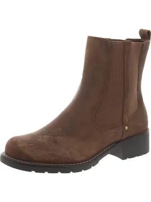 Orinoco Club Womens Leather Pull On Ankle Boots