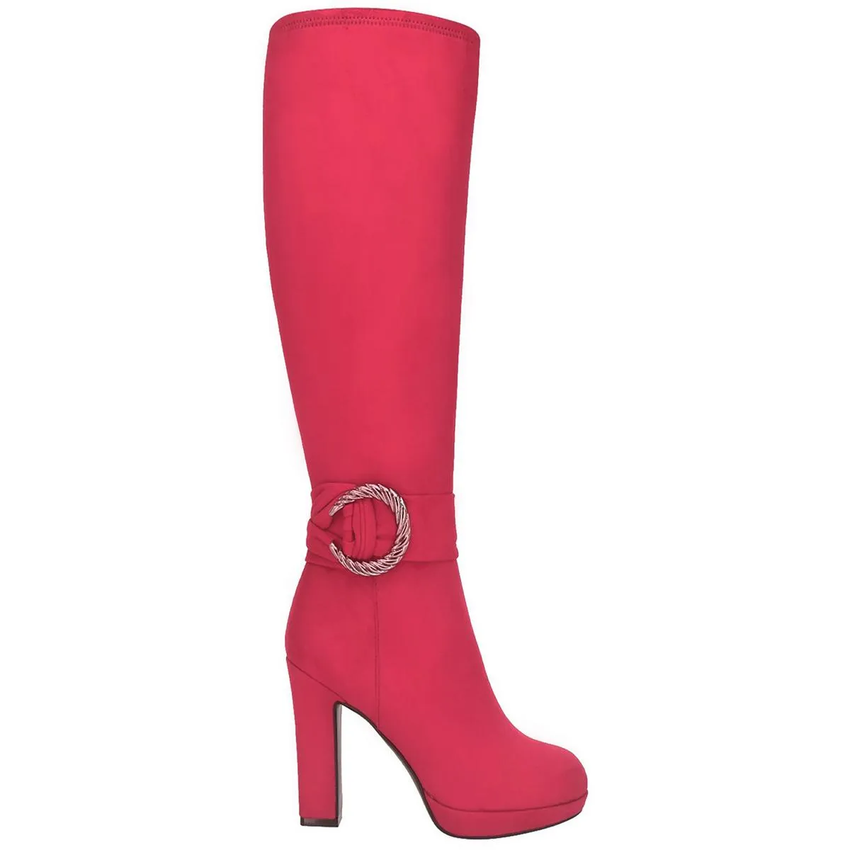 Ovidia Womens Faux Suede Knee-High Boots