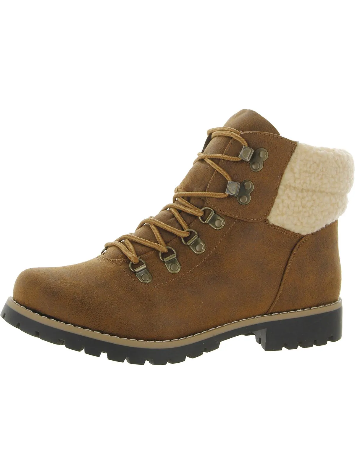 Pathfield Womens Knit Lace-Up Ankle Boots