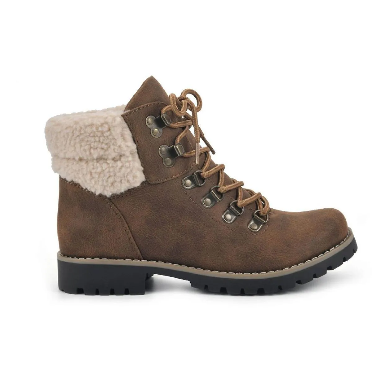 Pathfield Womens Knit Lace-Up Ankle Boots