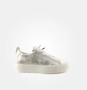 Paul Green Elastic Lace Metallic Trainers