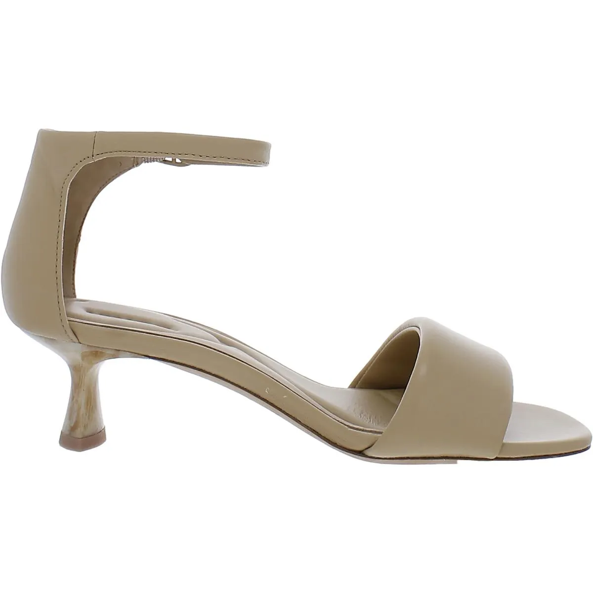 PEPA Womens Leather Ankle Strap Heels
