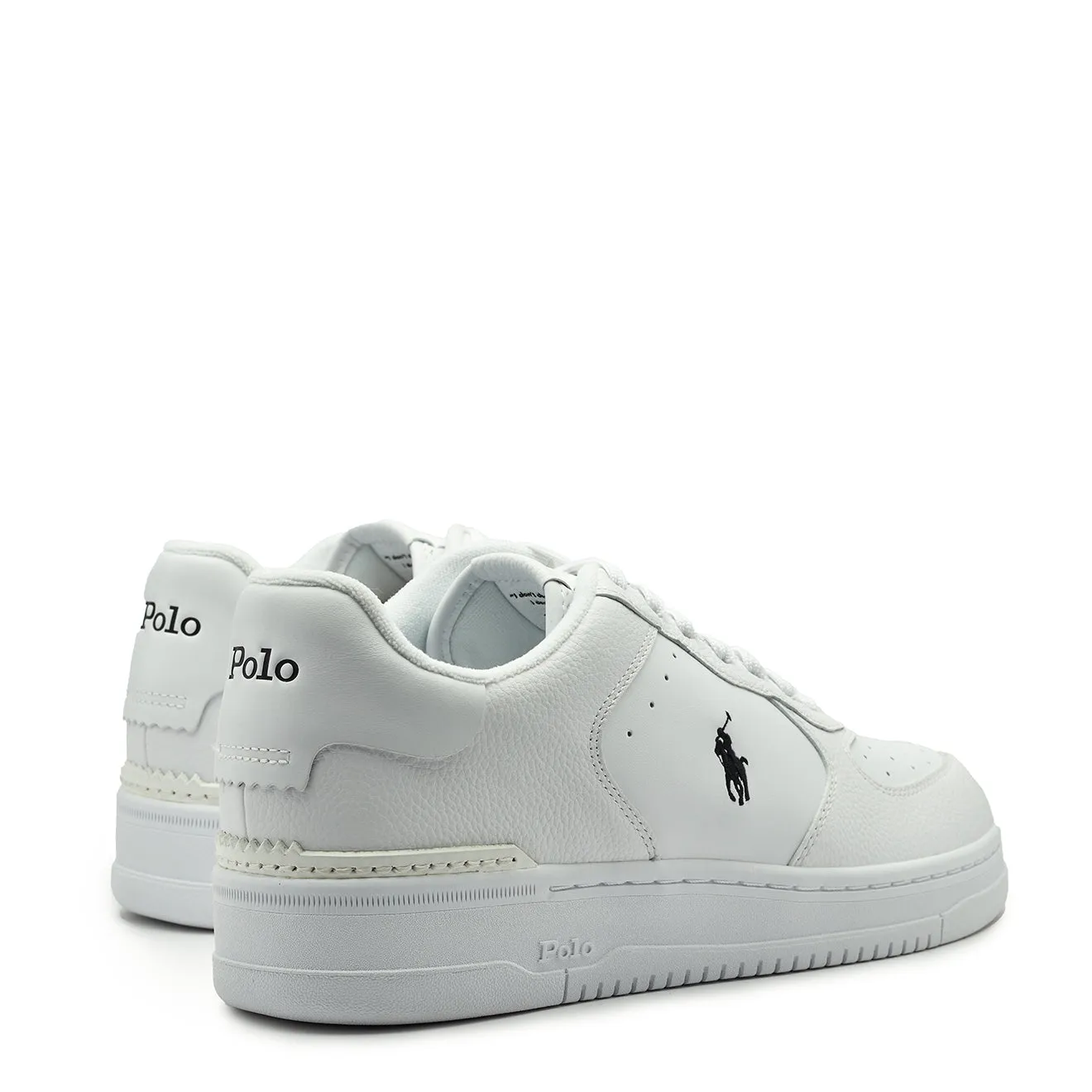 Polo Ralph Lauren Masters Court Leather Trainer White / Black