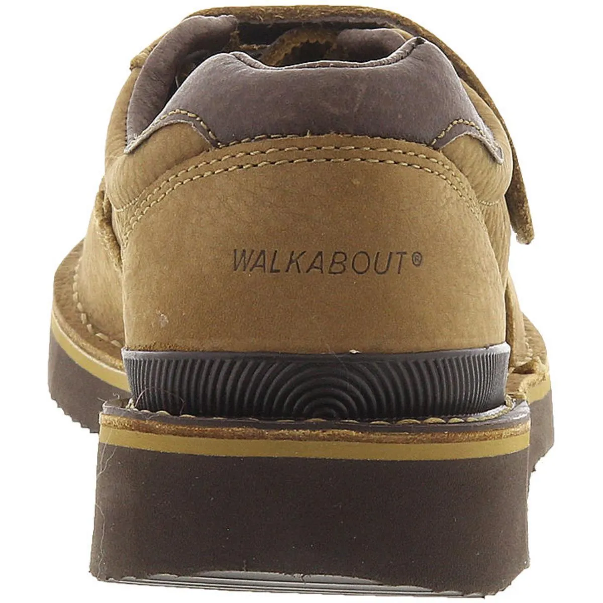 Quick Grip Mens Leather Adjustable Walking Shoes