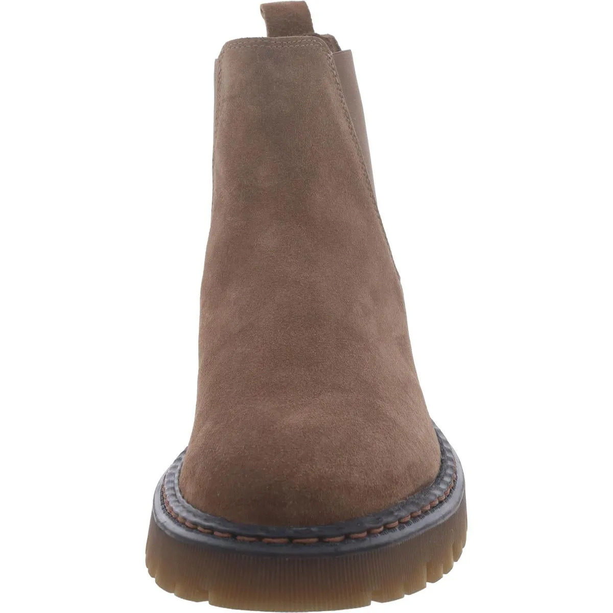 Raj Mens Suede Lugged Sole Chelsea Boots