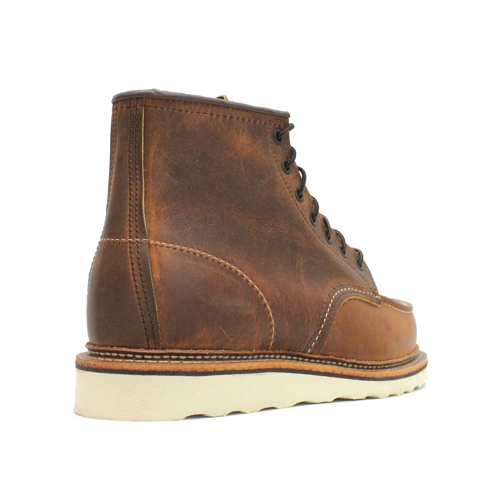 Red Wing Heritage Nubuck Leather 6 Inch Classic Men's Moc Toe Boots