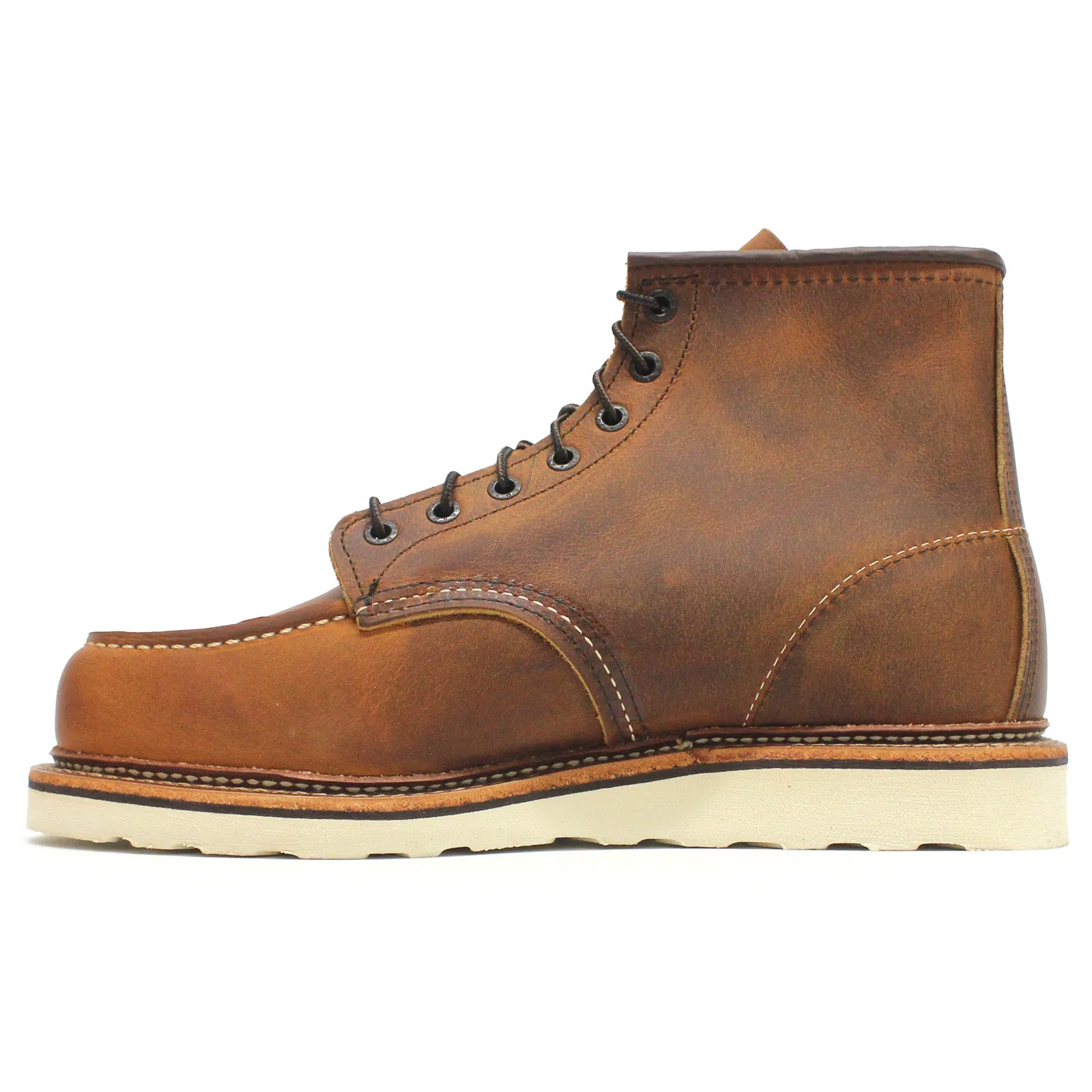Red Wing Heritage Nubuck Leather 6 Inch Classic Men's Moc Toe Boots