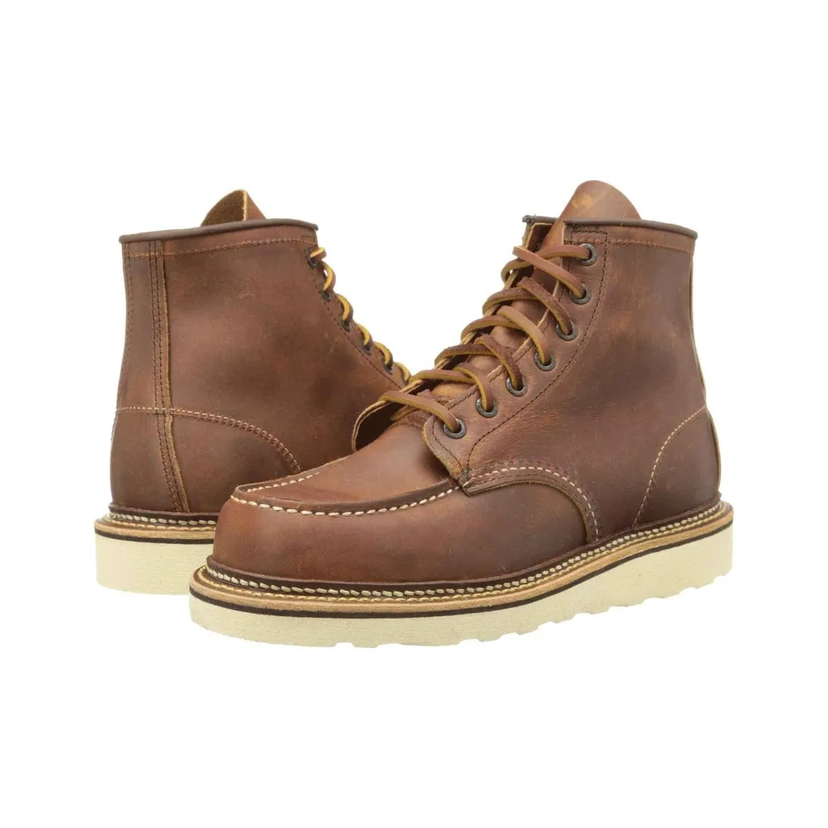 Red Wing Men's 6-Inch Classic Moc 1907 Copper Rough & Tough